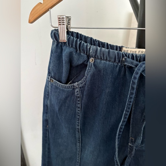 NWT FREE PEOPLE WE THE FREE Veritas Wide-Leg Jeans | Truth MSRP $128 Size S - Picture 11 of 13